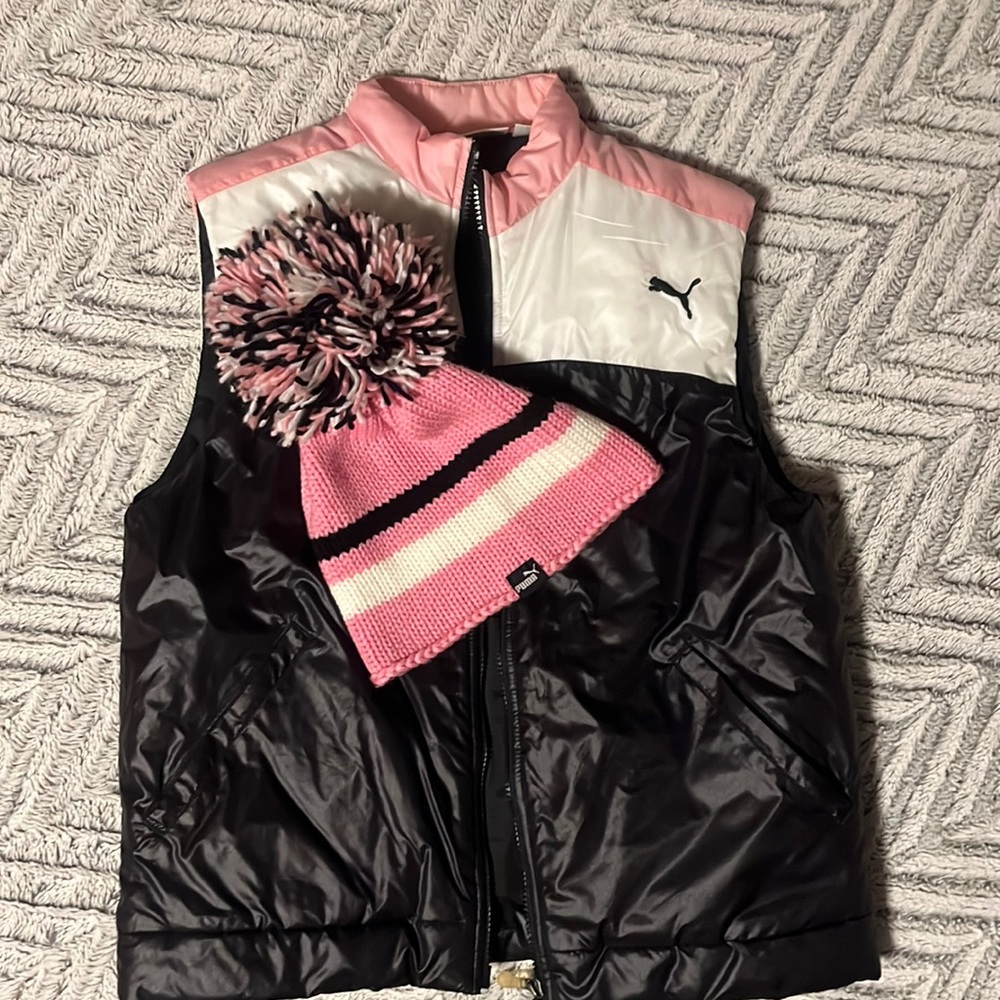Puma Vest AND Matching Hat!
